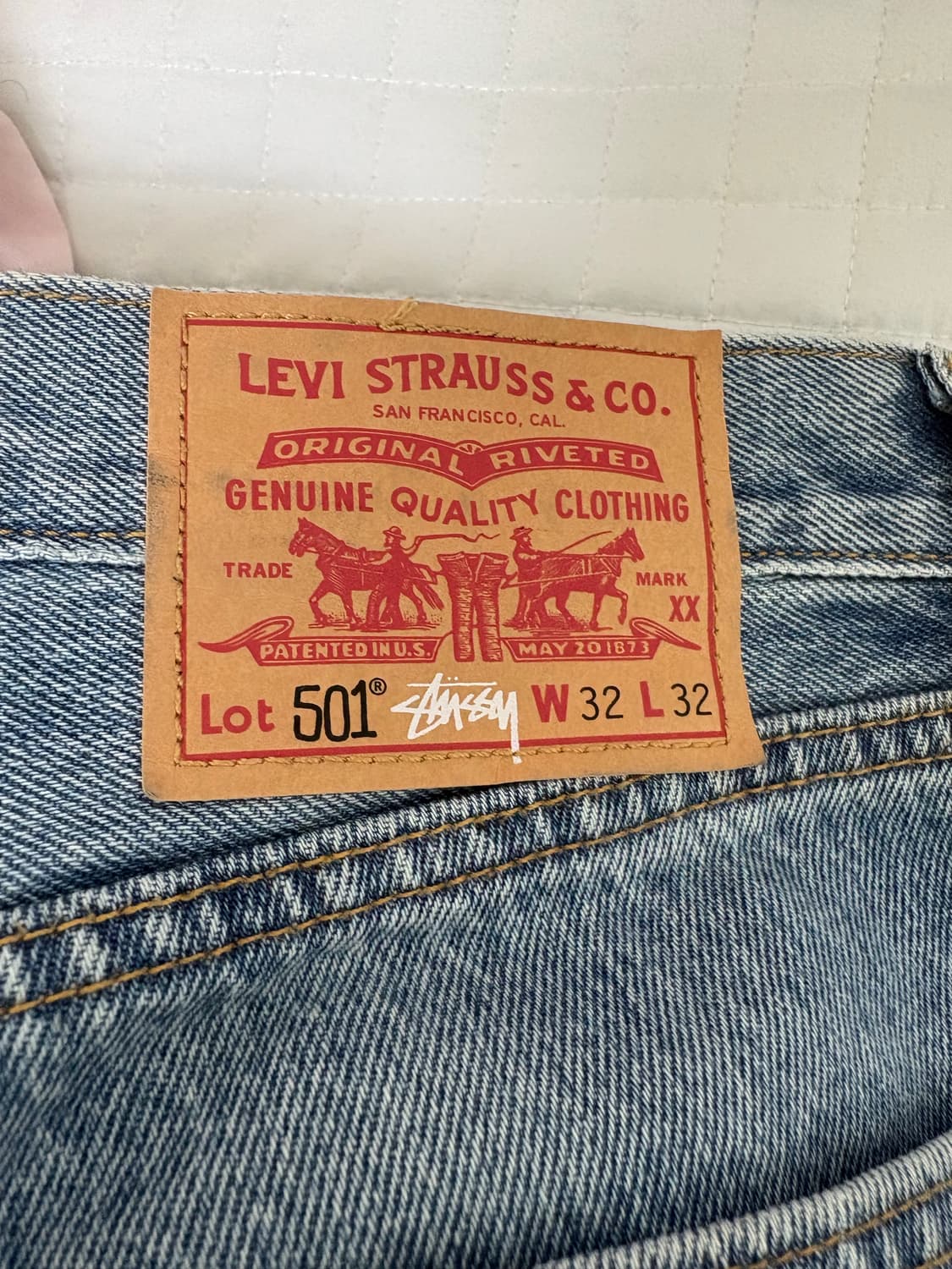 스투시 x 리바이스 32 상품이미지6