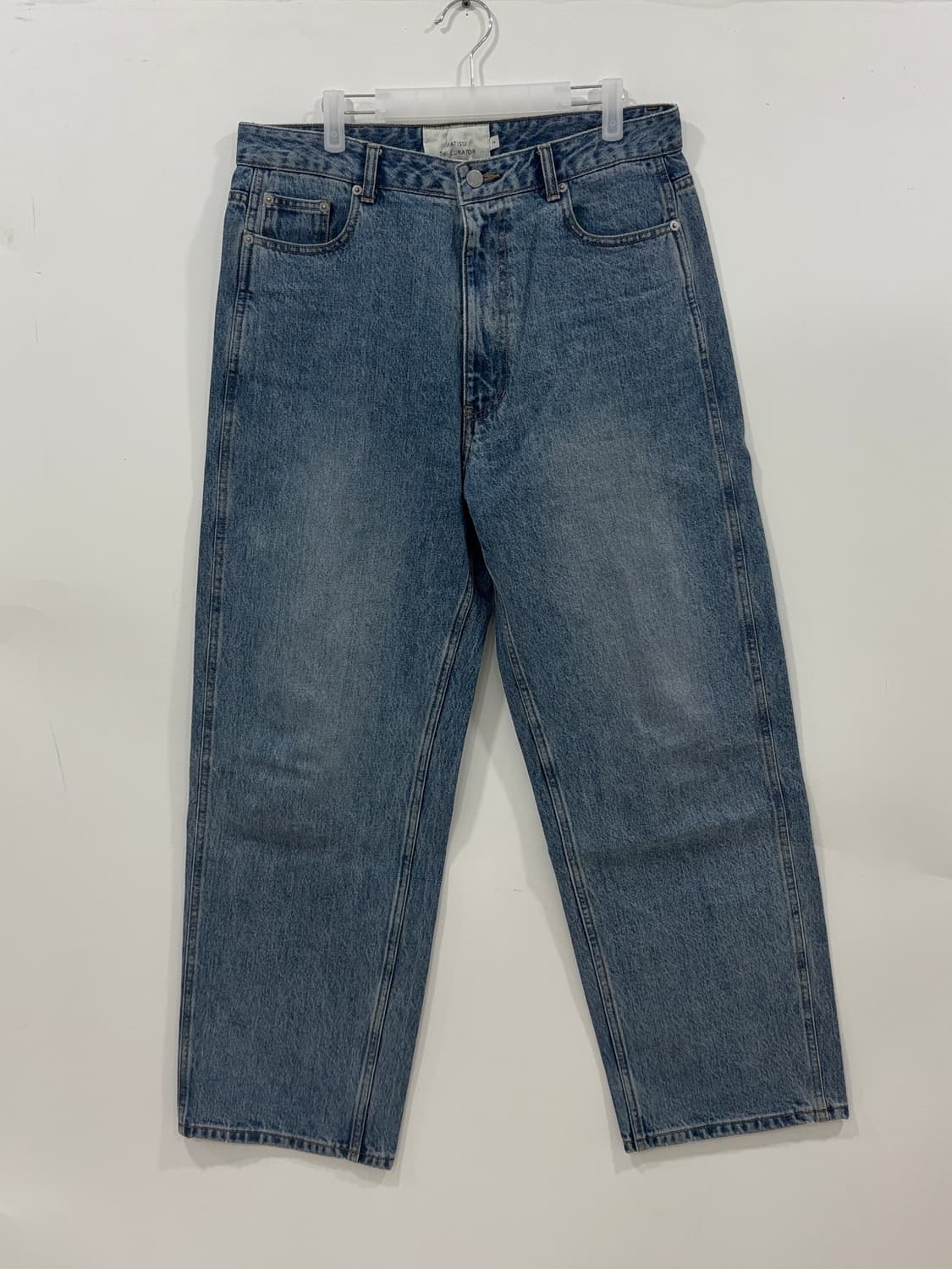 [2] 마티스 더 큐레이터 와이드 데님 팬츠 워시드 상품이미지2