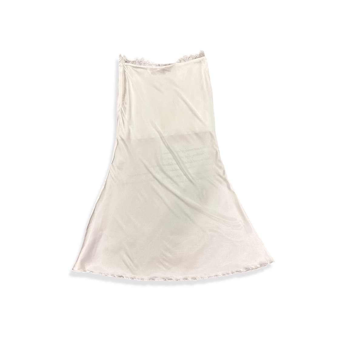 Deer Lettering Long Slip Skirt 상품이미지3