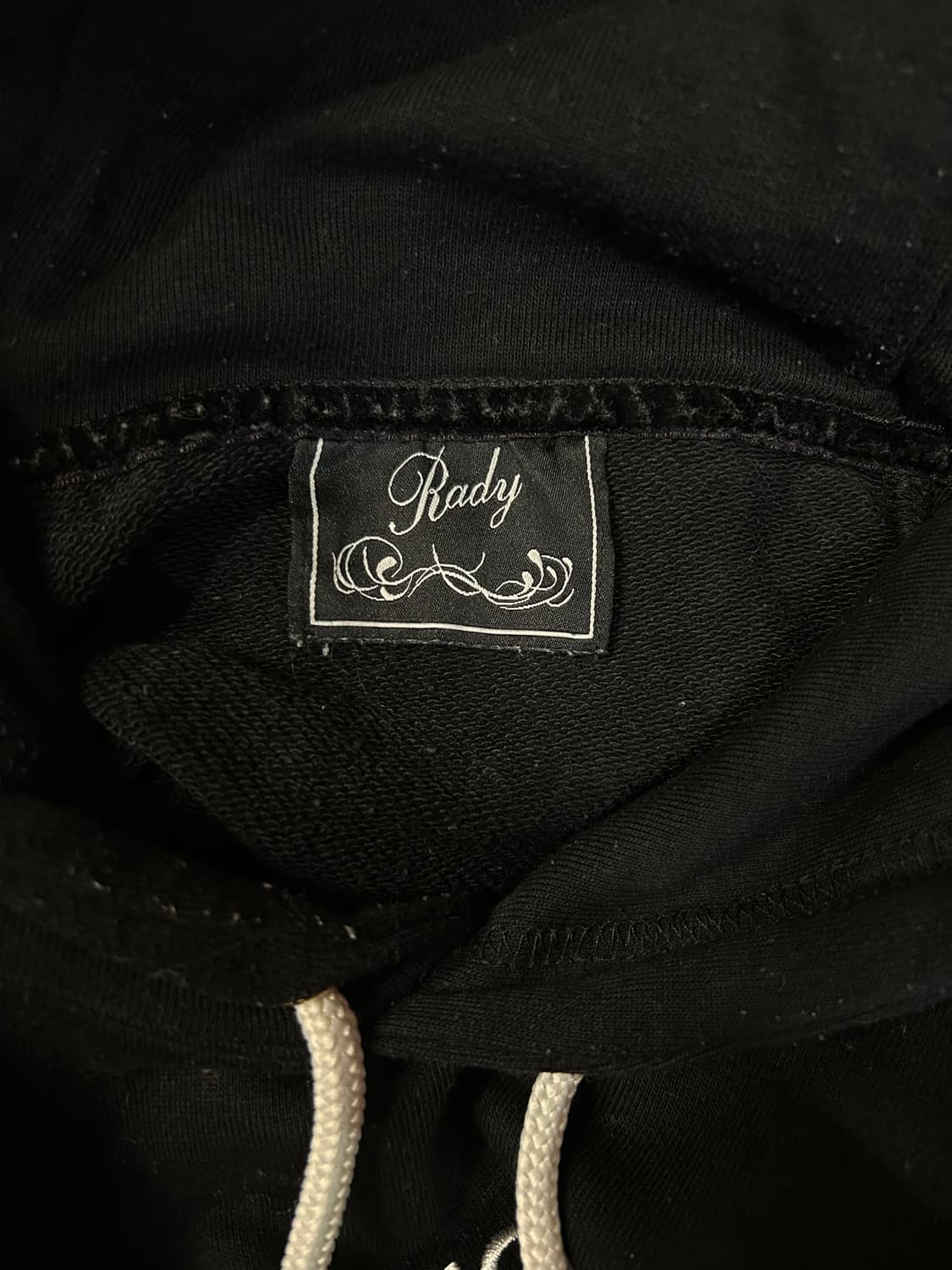 Rady black hoodie 레디 블랙 후드티 상품이미지6