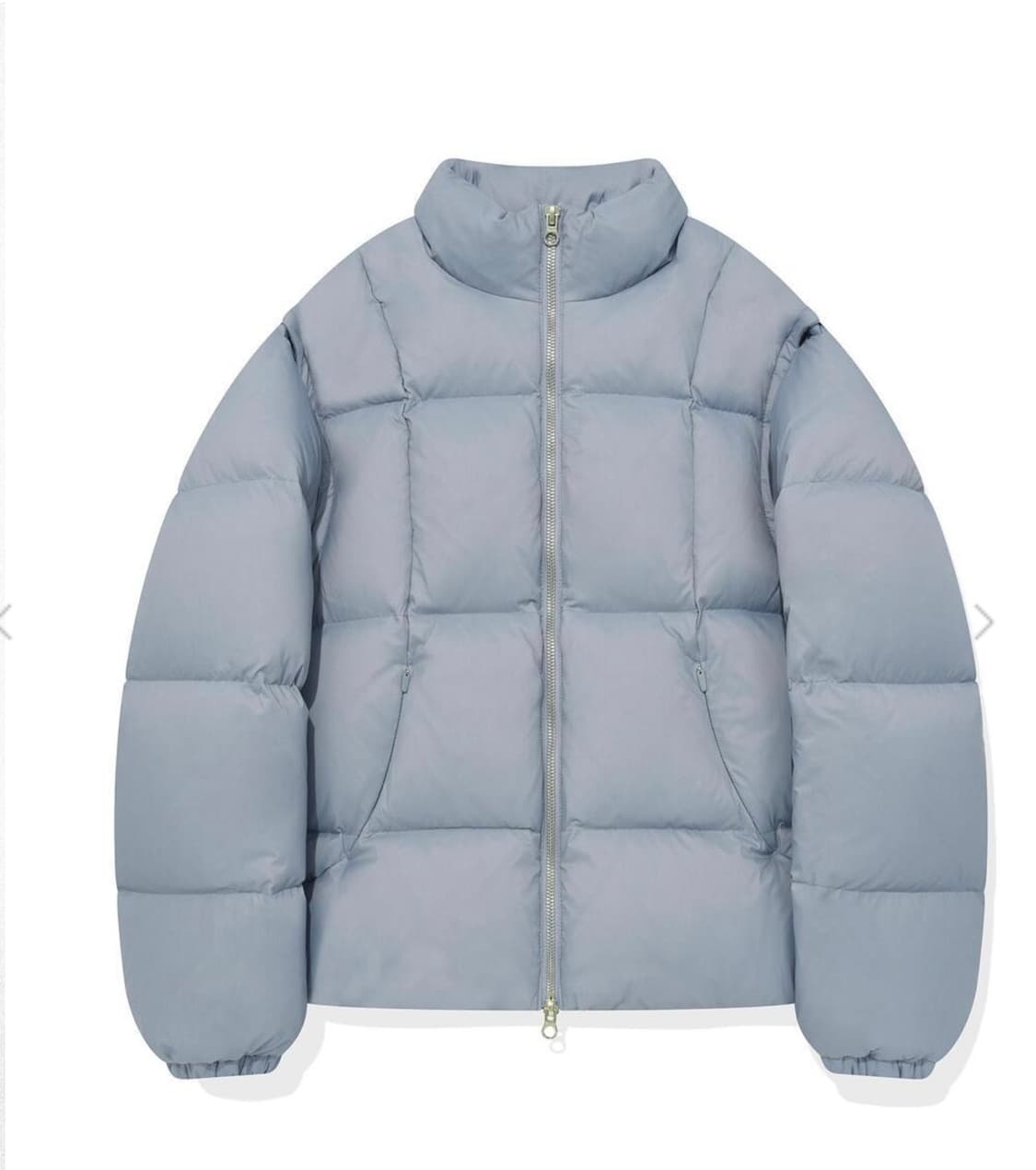 팔렛 디테쳐블 덕다운 푸퍼 그레이시 블루L 상품이미지2