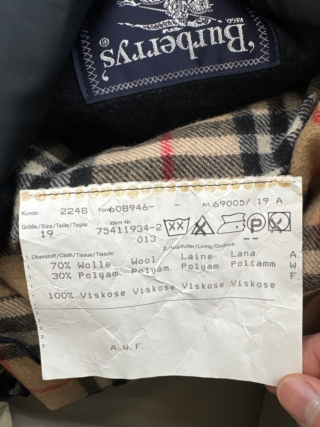 버버리 블랙 롱 코트 남M 상품이미지7