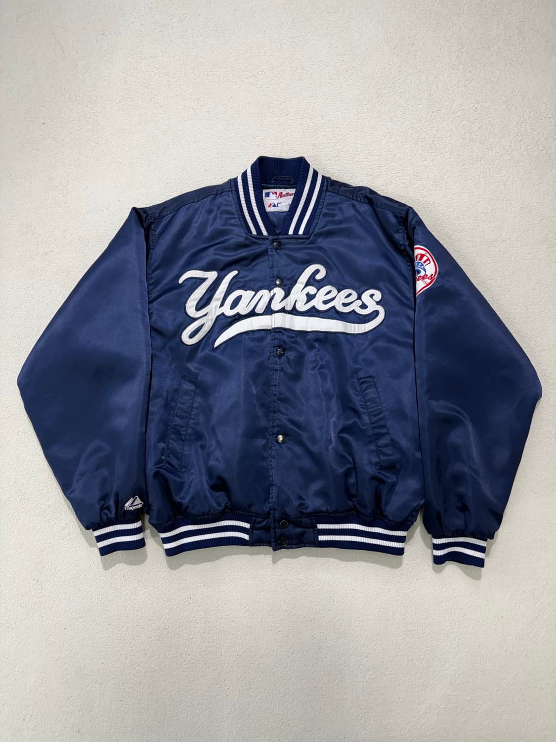 마제스틱 뉴욕 양키스 스타디움 바시티 자켓 점퍼 L 상품이미지1