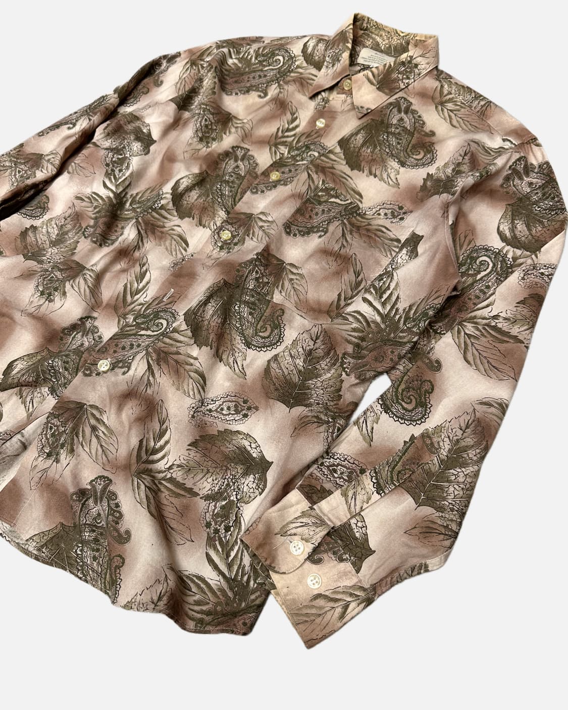 paisley leaf pattern shirt 상품이미지3