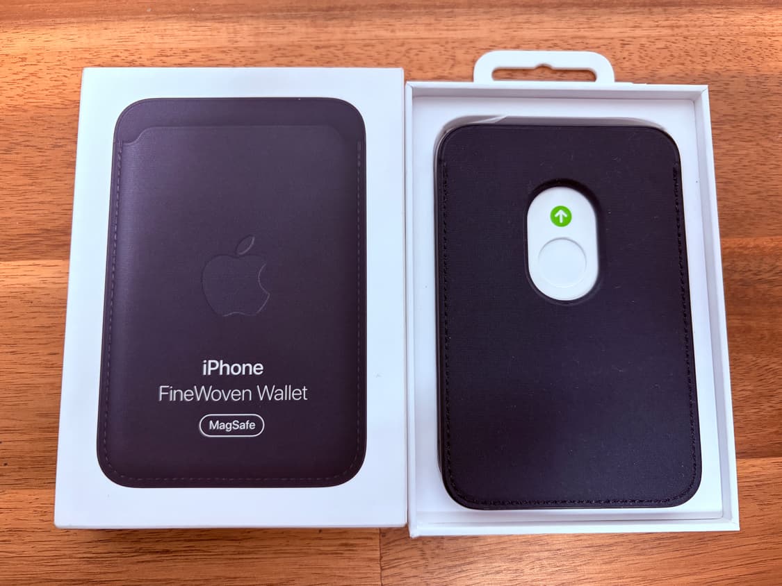 [S급]애플 파인우븐 맥세이프 지갑(블랙) 상품이미지3