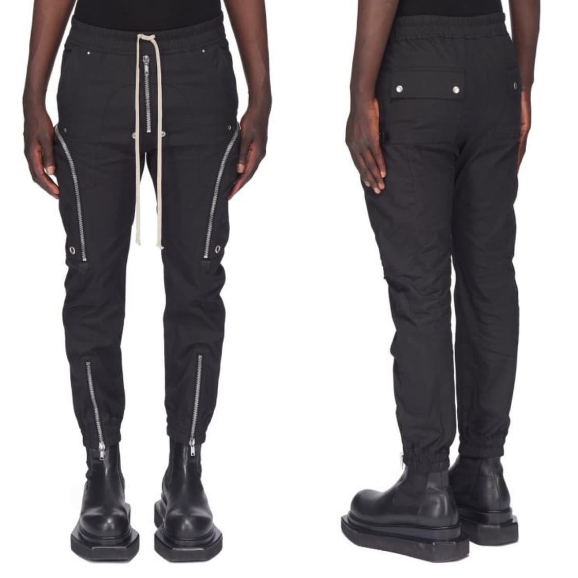 릭오웬스 23SS "EDFU" 바우하우스 카고 팬츠 블랙 상품이미지2