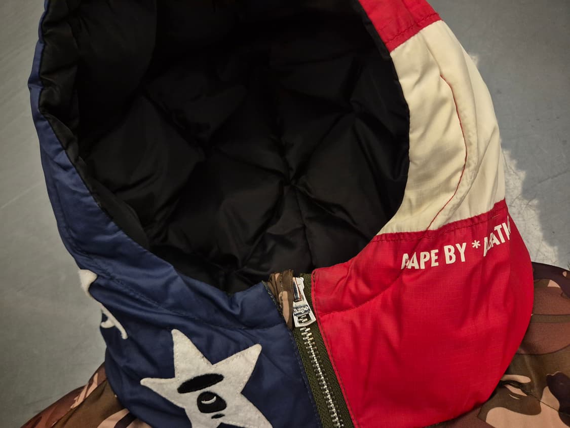 00s Aape 카모 다운 점퍼 상품이미지6