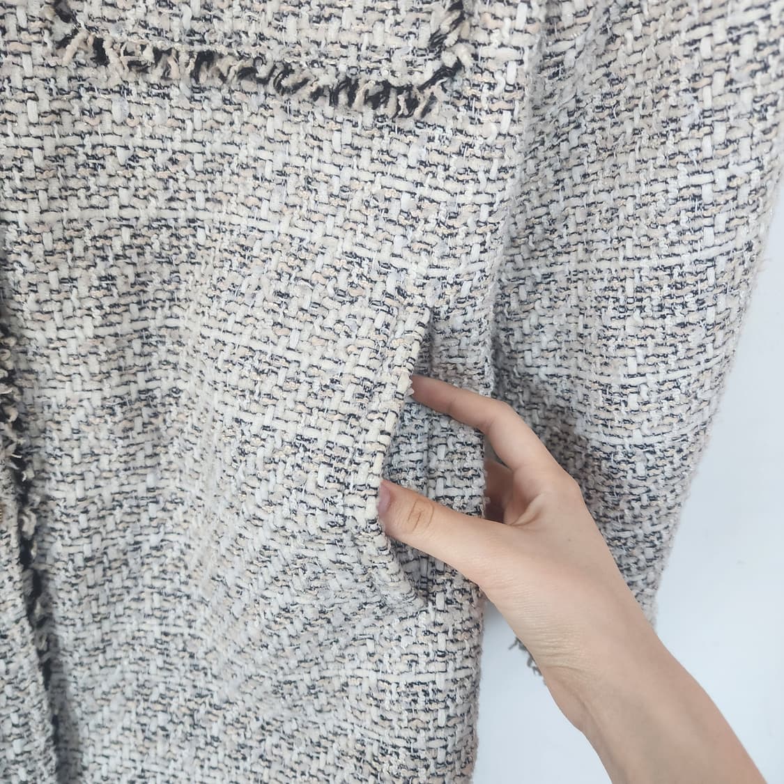 오즈세컨드 트위드 자켓 상품이미지6