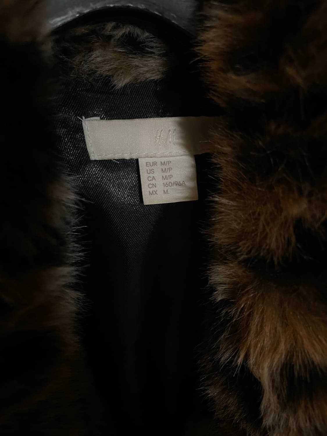 H&m 호피 퍼 코트 상품이미지3