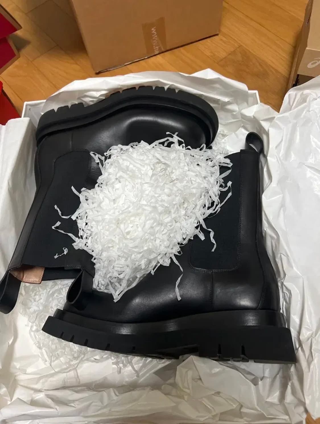 [상태아주좋음] 보테가베네타 러그 부츠 43 상품이미지2