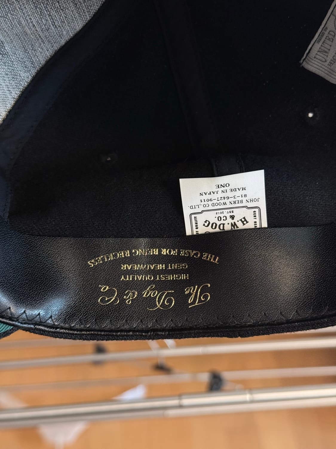 H.W.DOG & CO. 검정색 모자 상품이미지5