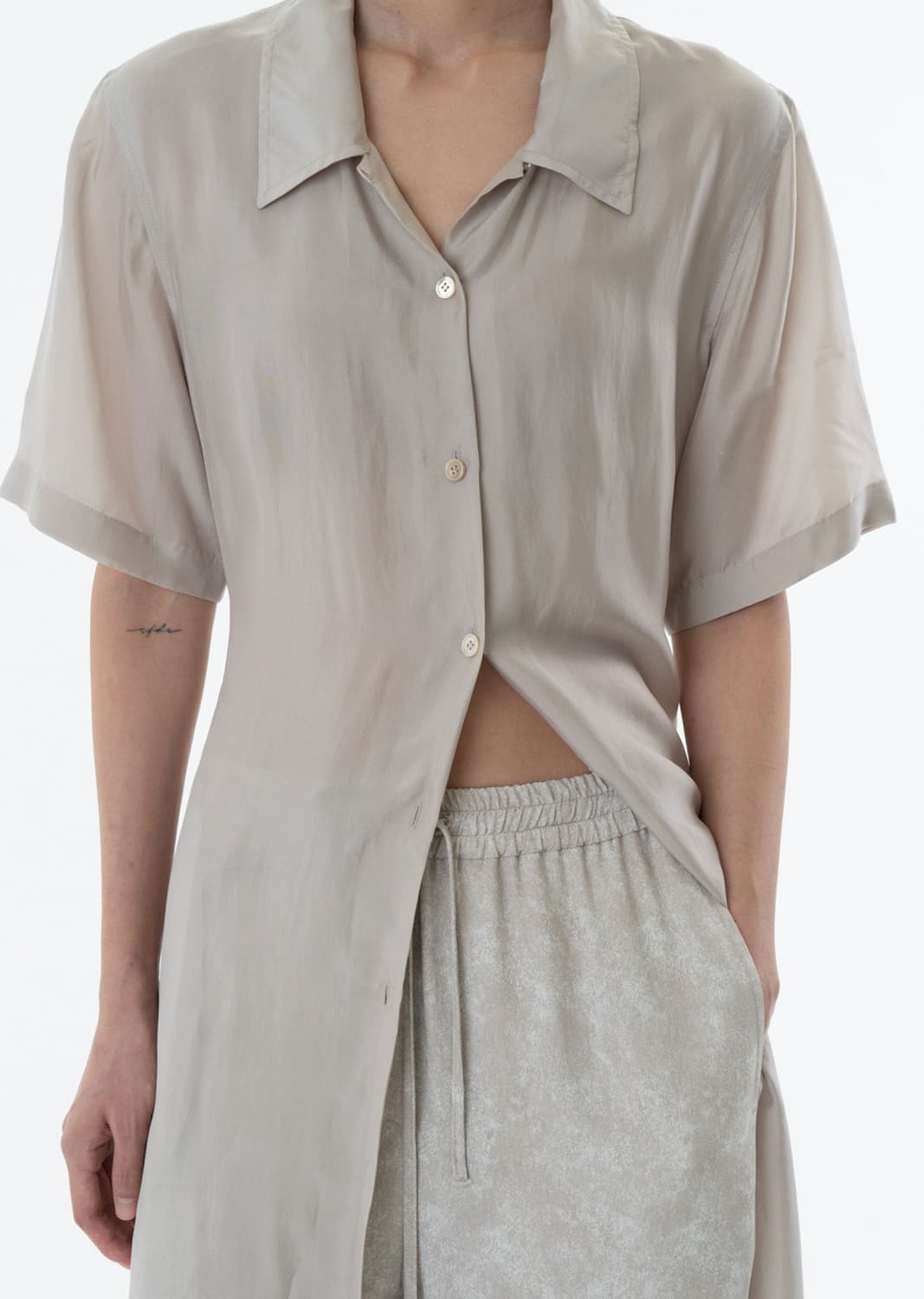 아모멘토 큐프라 셔츠 드레스 원피스 상품이미지3