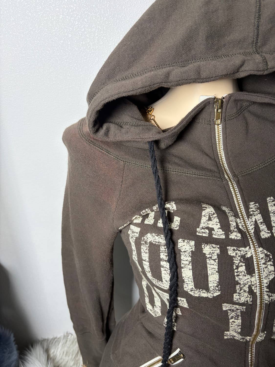 GARULA y2k 하이넥 후드집업 상품이미지6