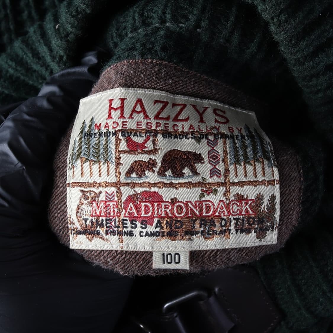 헤지스 아디론댁 넥버클 헤비 하찌 니트 가디건 L 상품이미지6