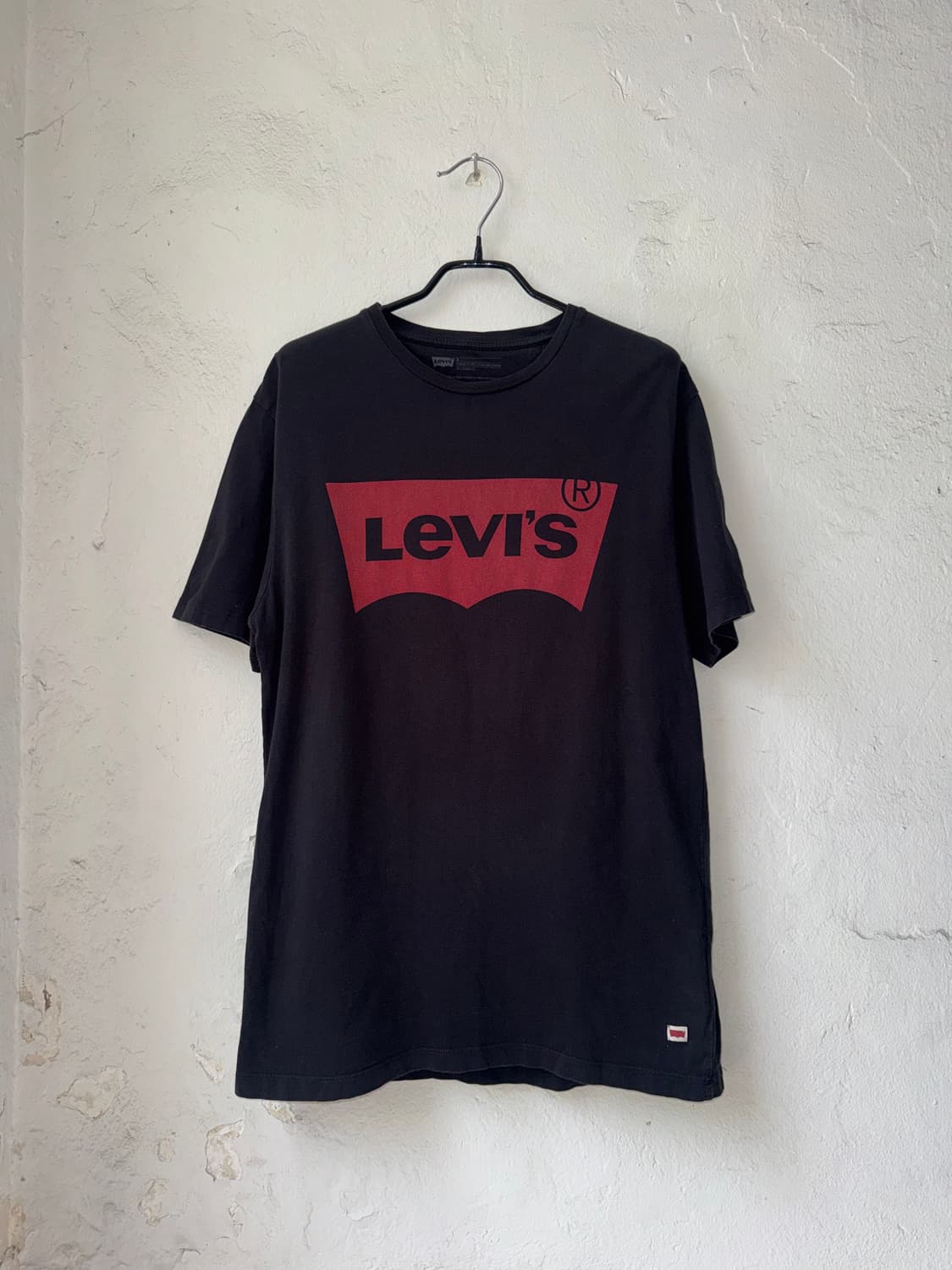 [M]levis 리바이스 블랙 박스로고 반팔티셔츠 상품이미지1