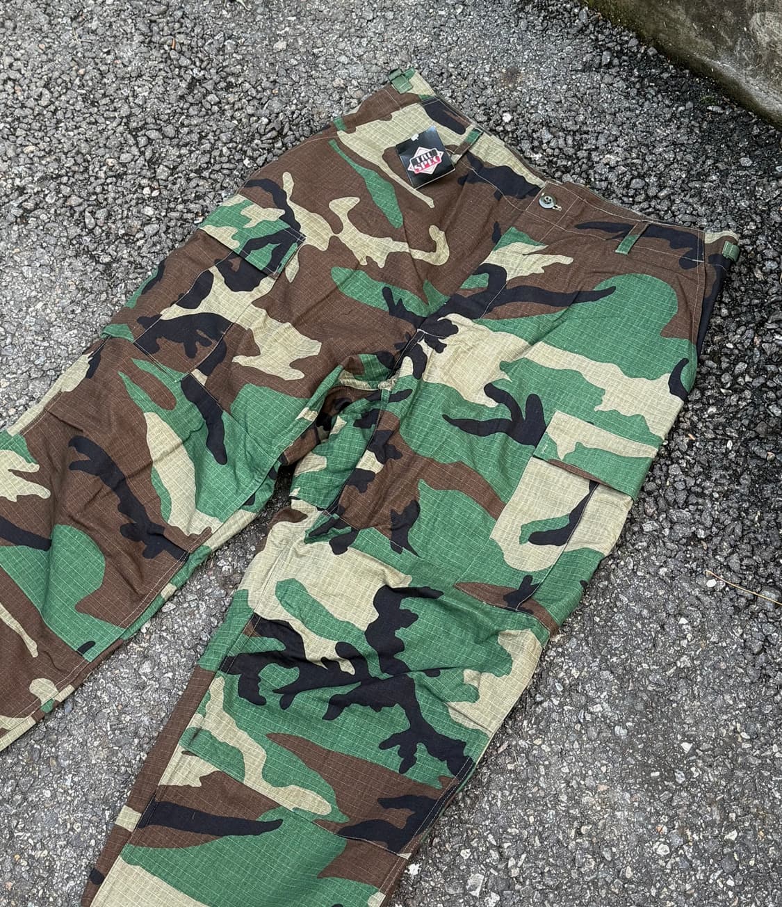 데드스탁 우드랜드 카모 립스탁 카고팬츠  상품이미지1