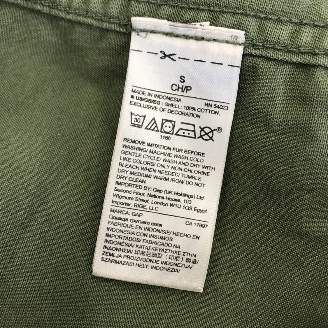 GAP 갭 m65 금장 유틸리티자켓 [여성S] 상품이미지5