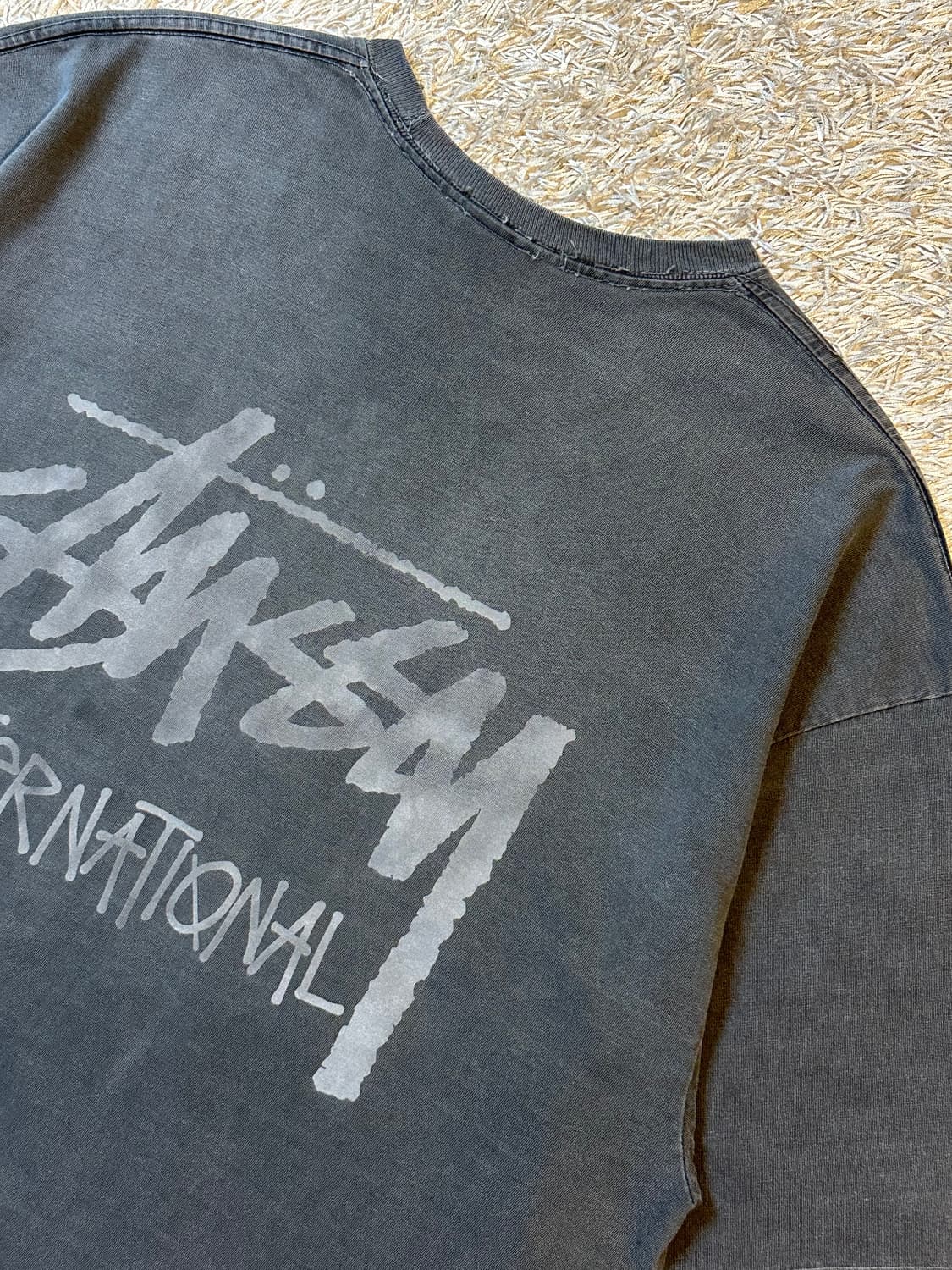 희귀) 스투시 STUSSY 피그먼트 워싱 반팔 티셔츠 상품이미지2