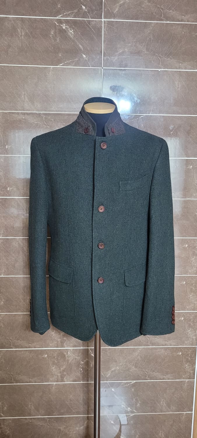 👔남성100사이즈👔누오보비트 헨리넥 자켓(모80) 상품이미지1