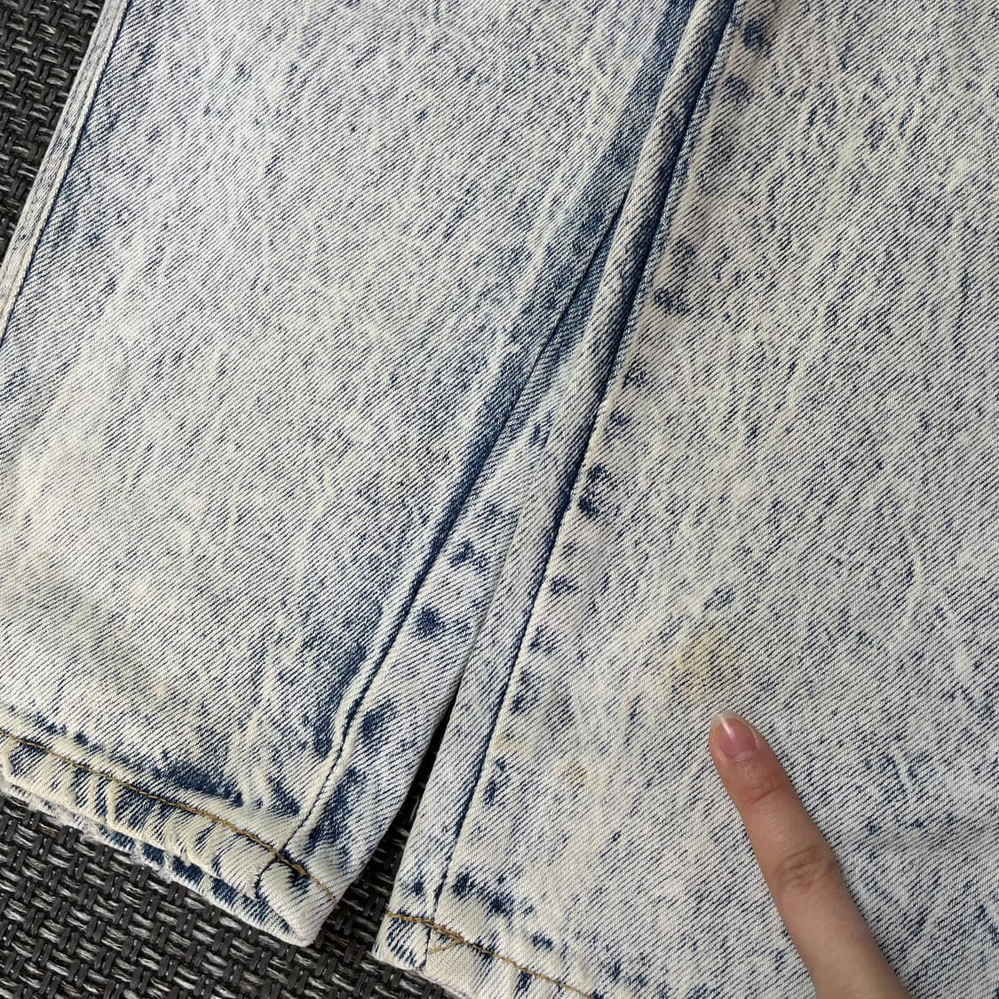 (30) 빅존 80s 스파나 연청 돌청 데님 팬츠 상품이미지6