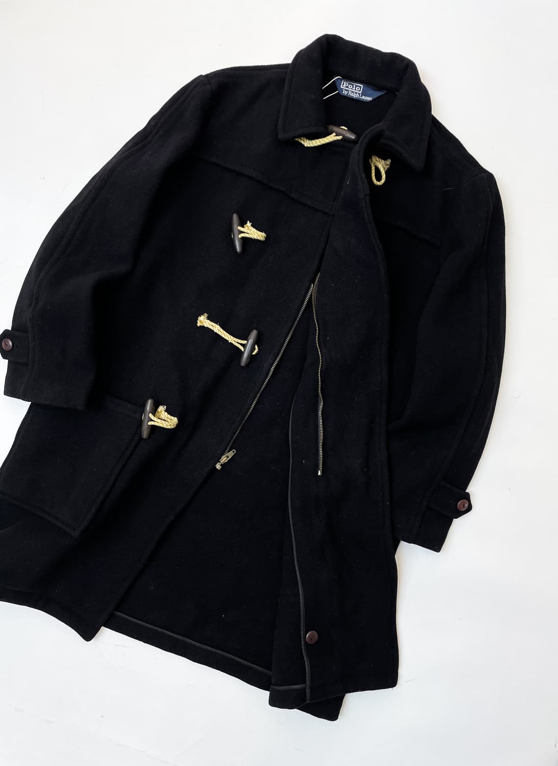 폴로 랄프로렌 2003s 논후드 울 더플 코트 상품이미지2