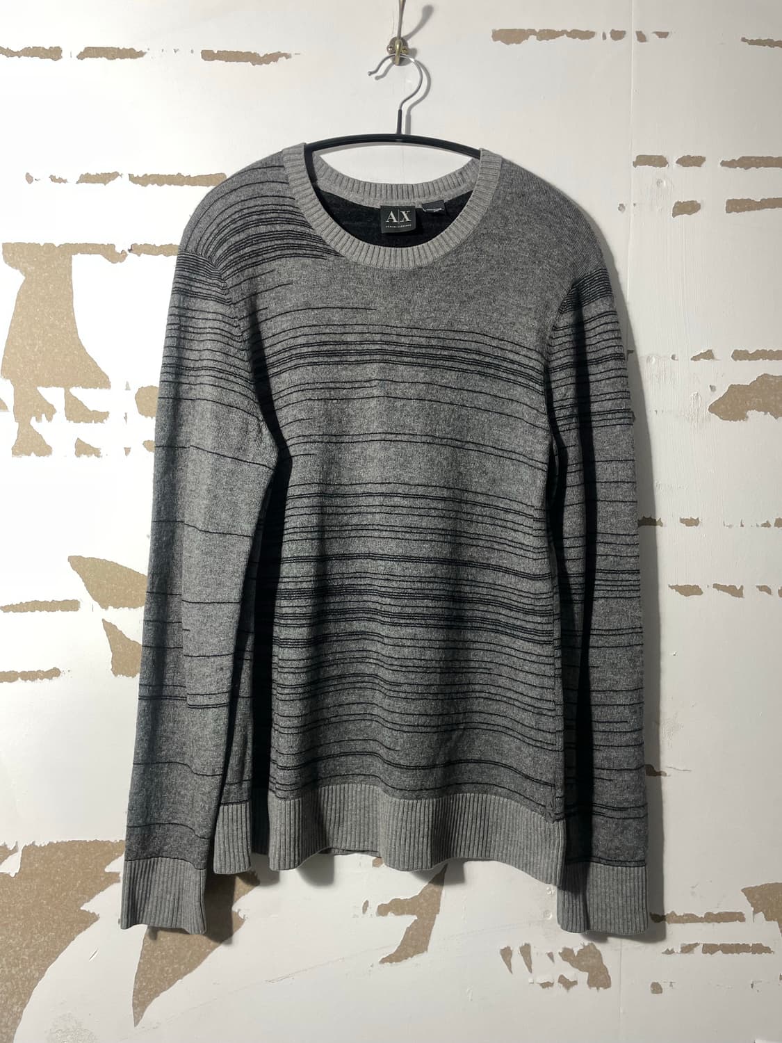 알마니 익스체인지 스트라이프 니트 상품이미지1