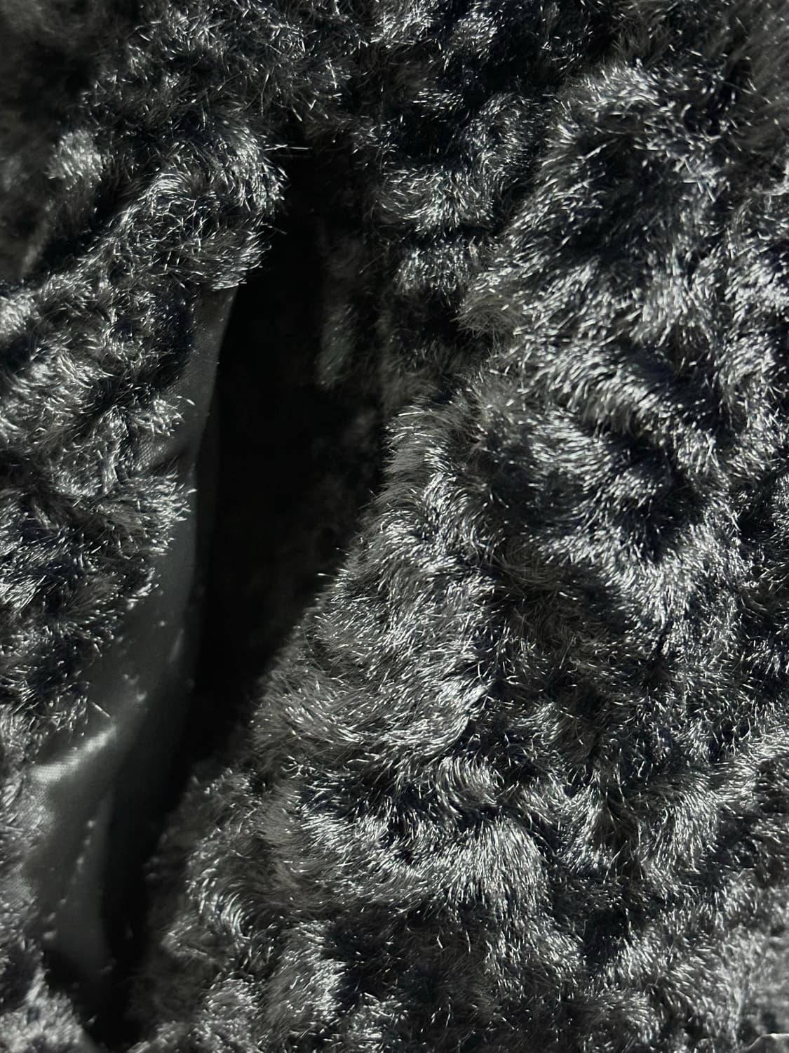 어반드레스 퍼 자켓 블랙 M 상품이미지5