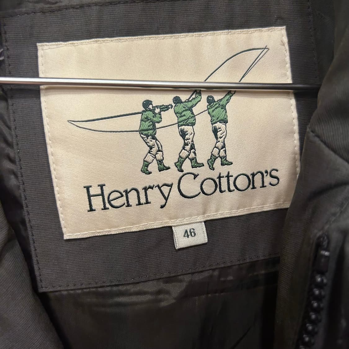 헨리코튼 실버와펜 글로시 코튼 나일론 자켓 상품이미지3