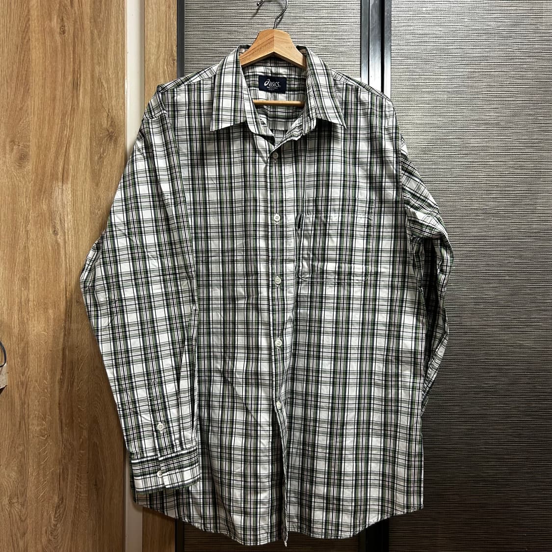 아식스 체크셔츠 110 상품이미지1