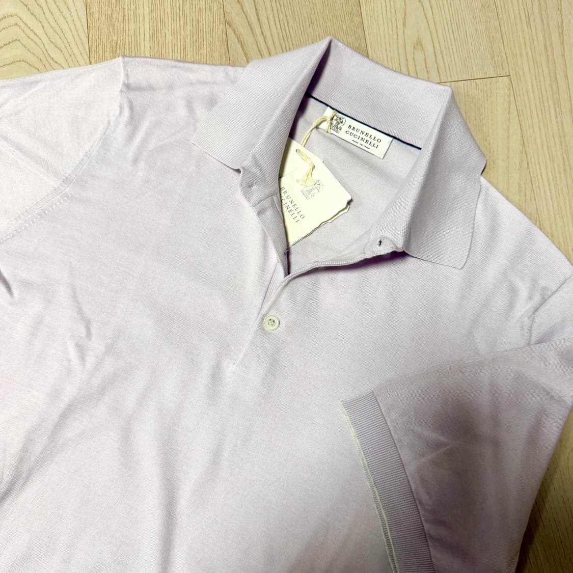 브루넬로 쿠치넬리 / 폴로 카라 니트  / 54 (105 이상) 새상품 상품이미지2