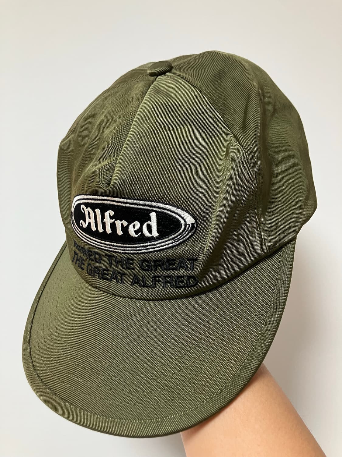 헤리티지플로스 알프레드 사틴 카키 캡 상품이미지2