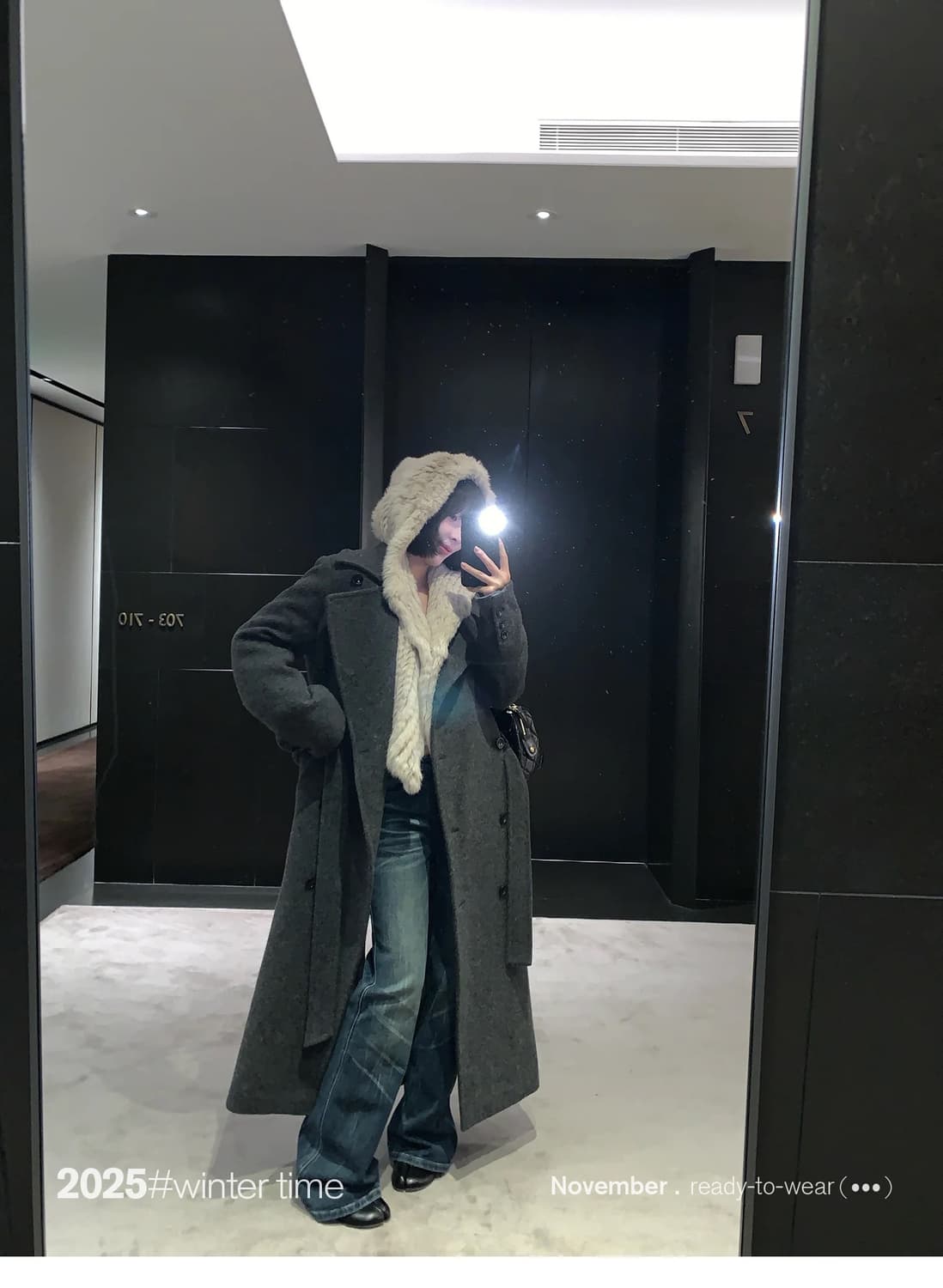 파리지앵바이브 후드 퍼자켓 상품이미지9