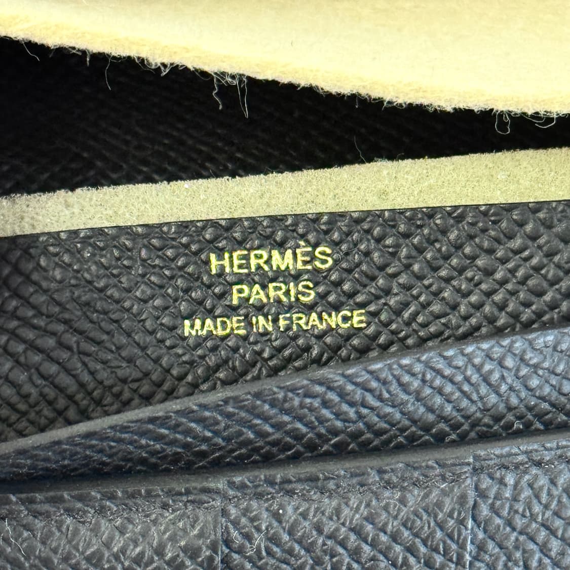 [정품] 에르메스 베안 장지갑 앱송 & 골드  상품이미지9