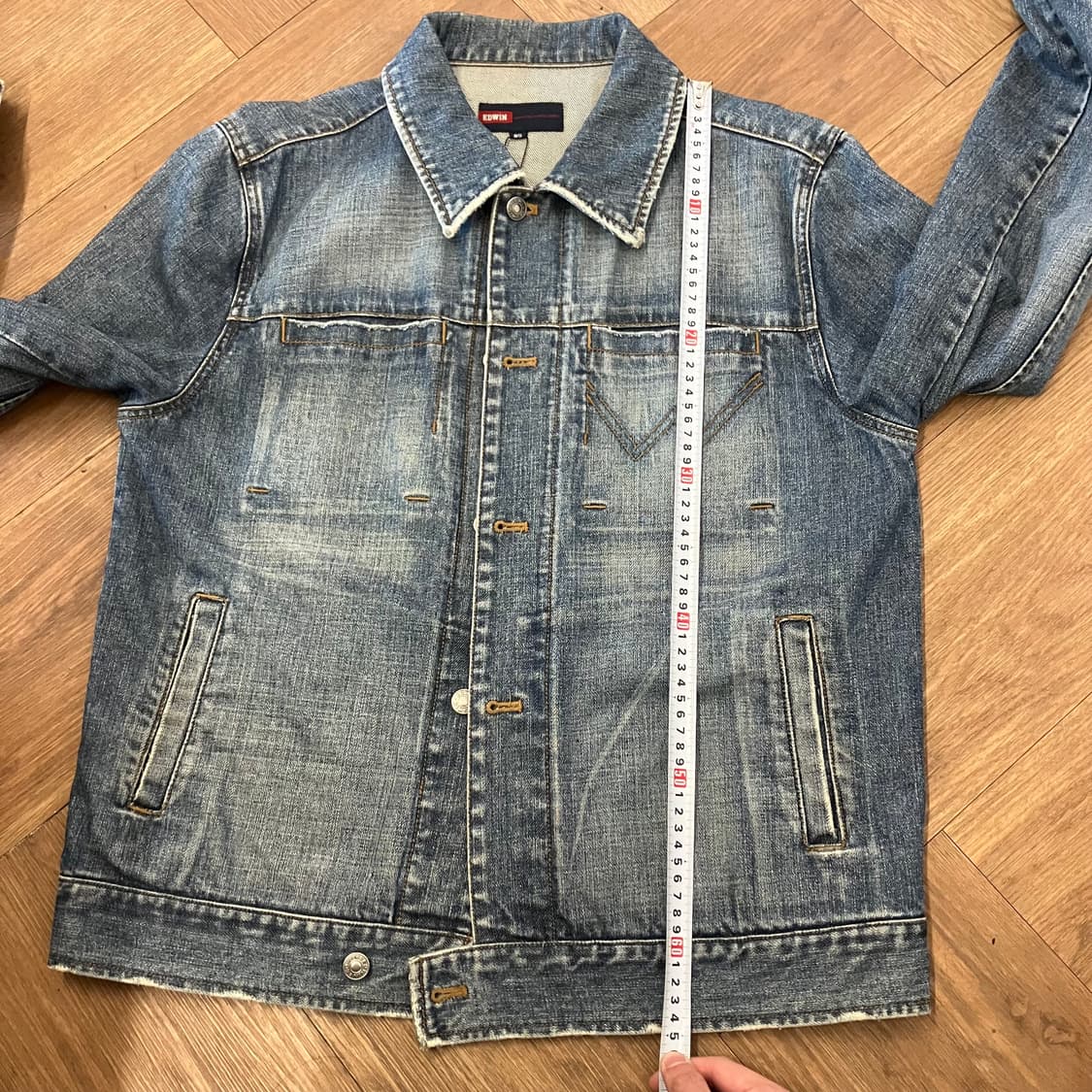 N17 에드윈 데님 청자켓 빈티지 상품이미지7