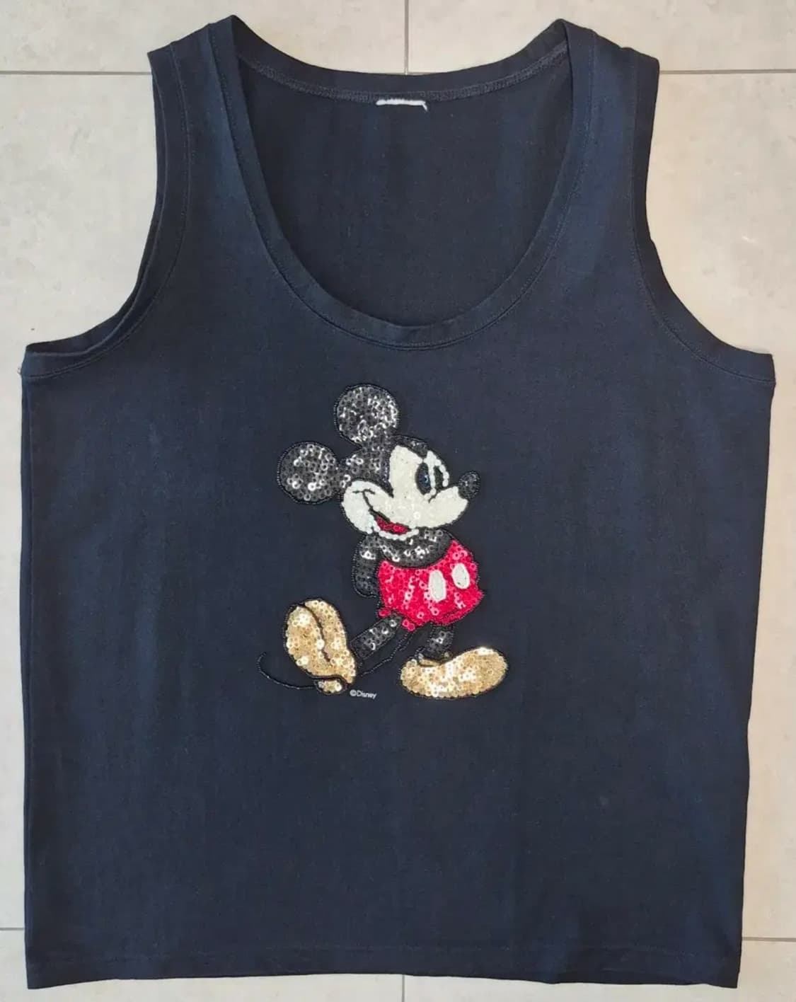 Mickey Mouse Spangled & Beaded Tank 상품이미지3