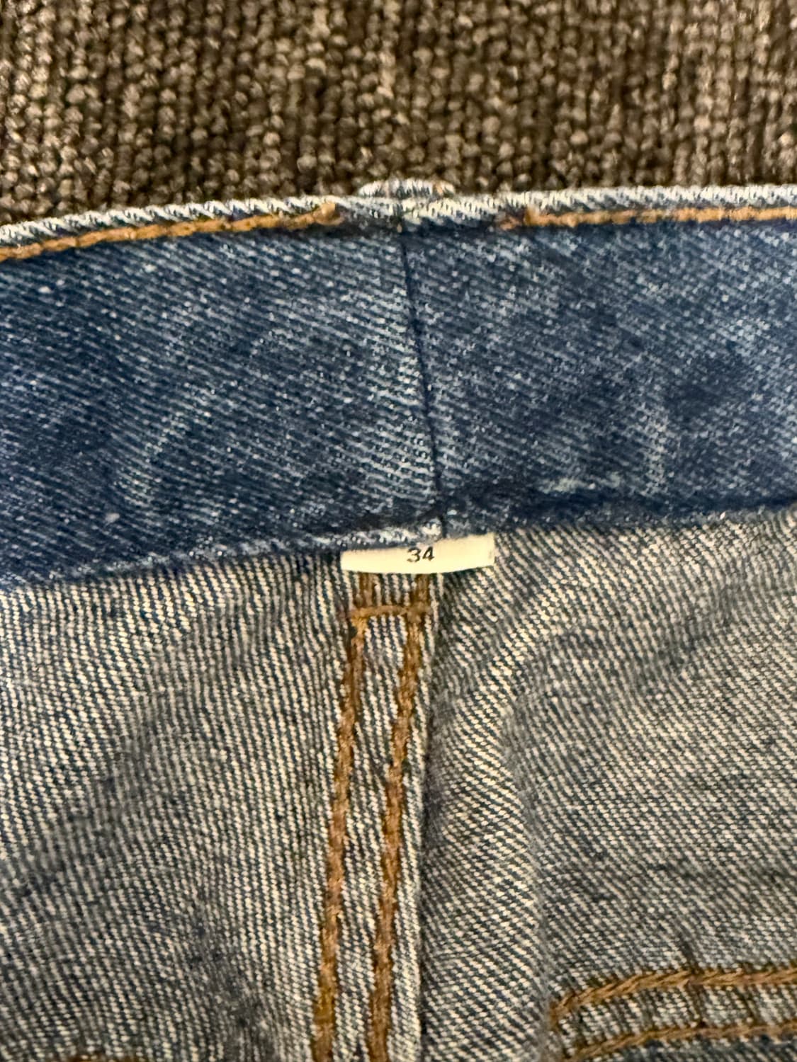 [34] 오베이 중청 데님 배기핏 상품이미지5