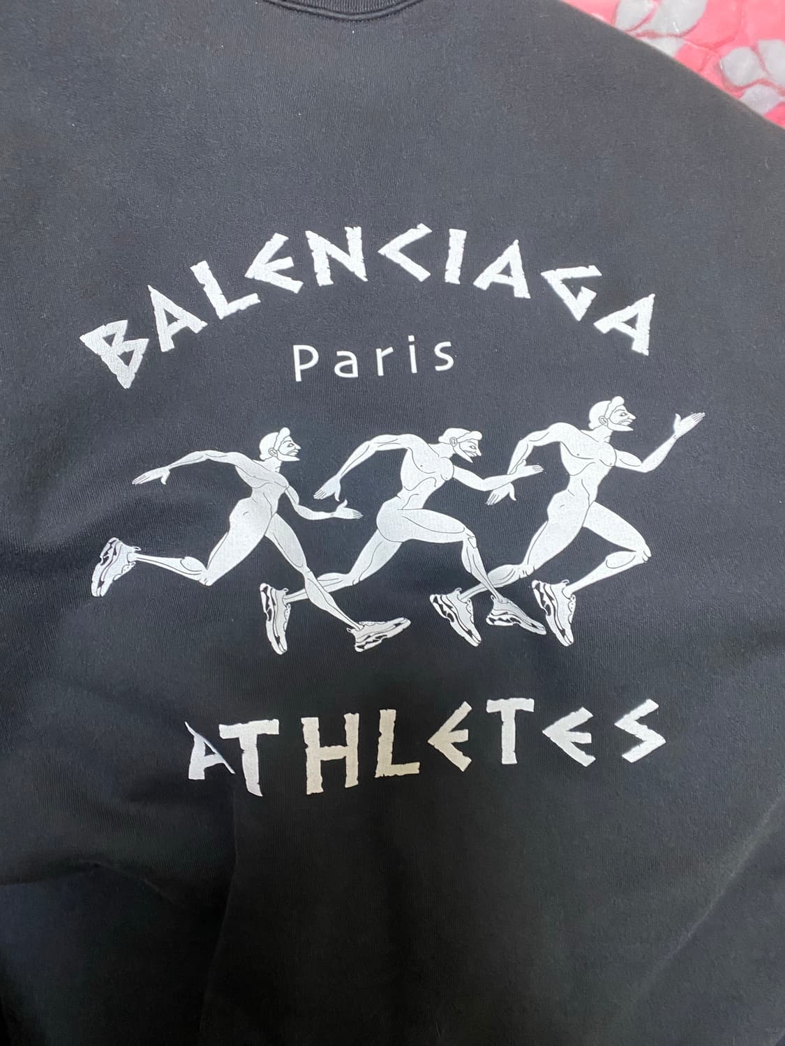 던져요, 단품) 발렌시아가 마라톤 맨투맨 m사이즈+ 네고 가능O 상품이미지2