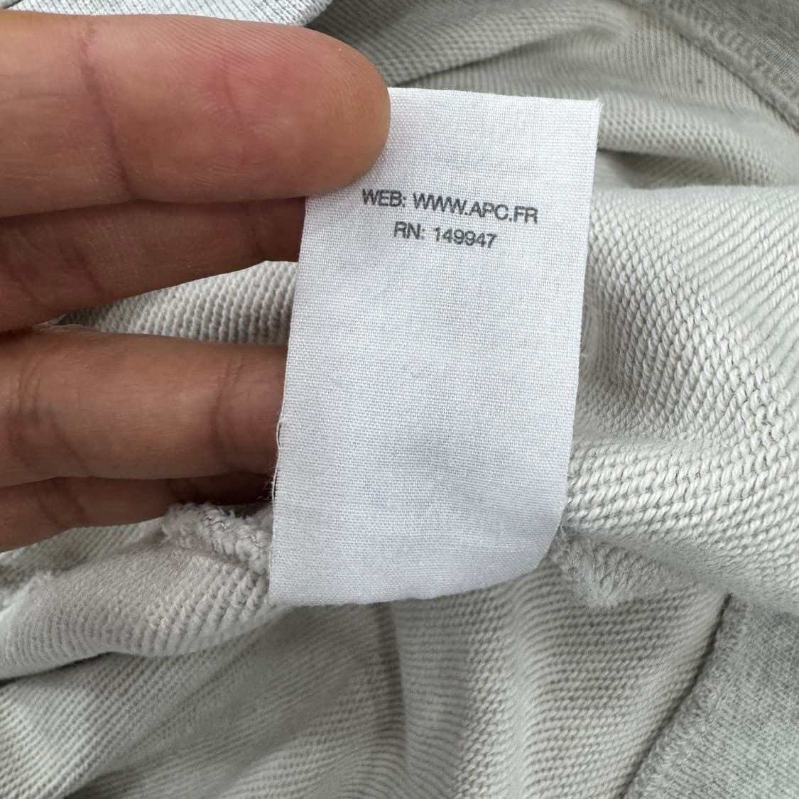 2XL(105) A.P.C 아페쎄 스탠다드 르 마담 라운드 맨투맨  상품이미지7