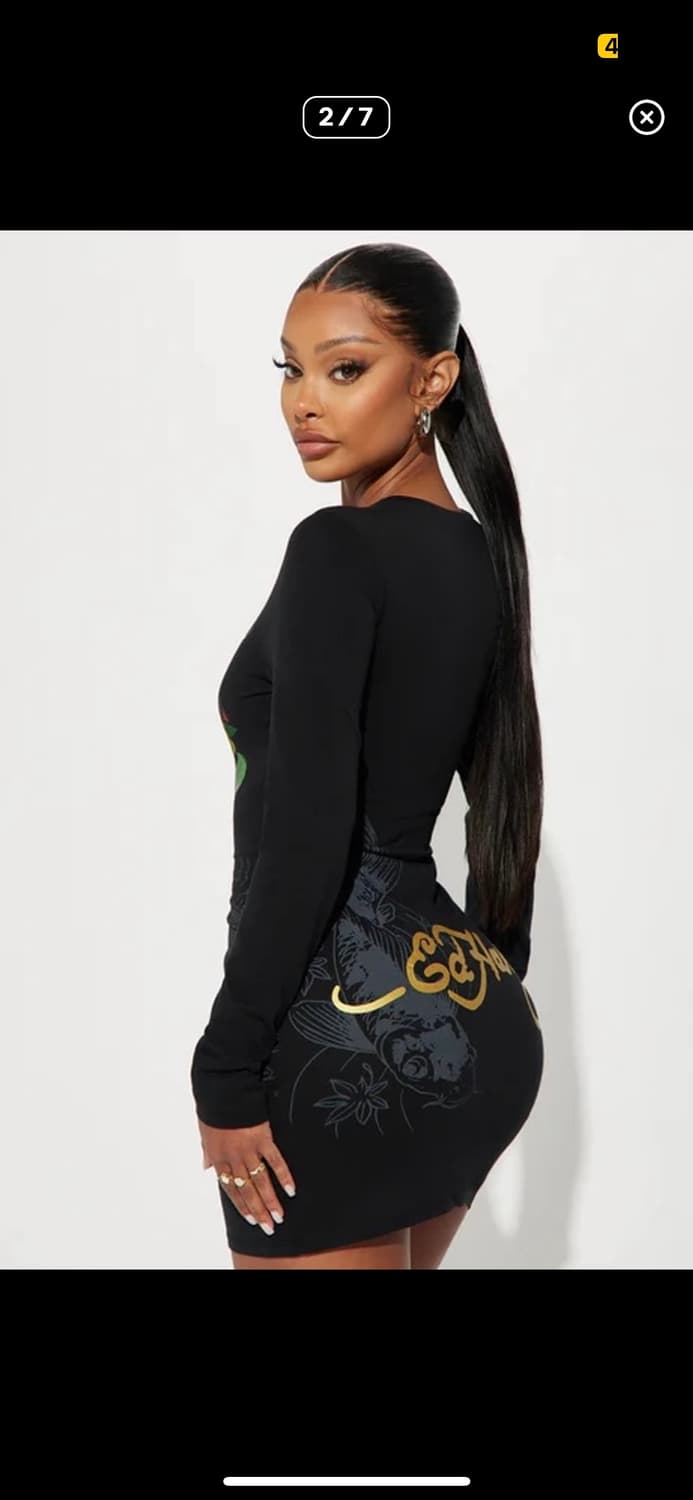 정품 에드하디 롱슬리브 미니 원피스 상품이미지2