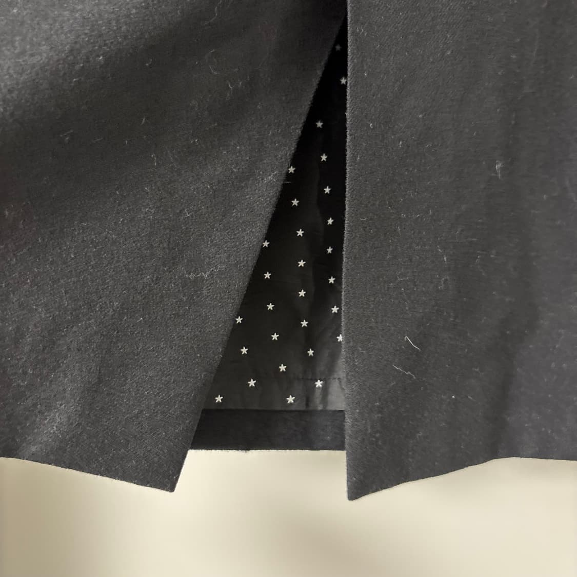 Italy pure wool skirt black 상품이미지4
