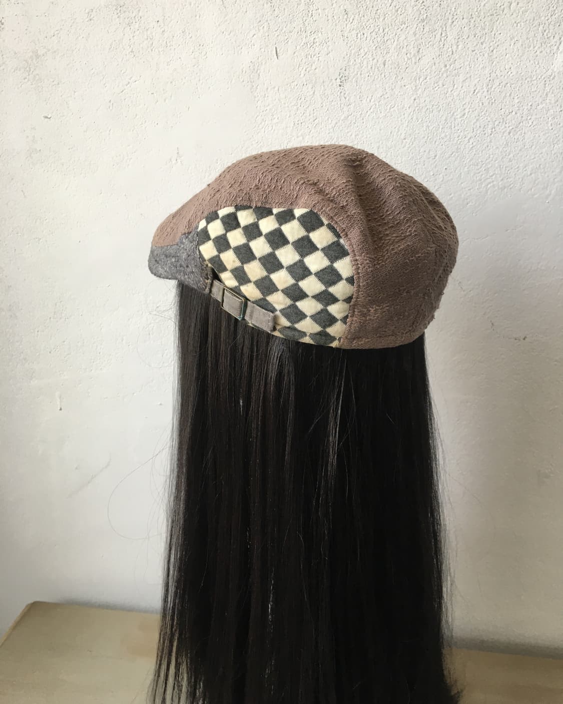 check pattern layered point hunting cap 상품이미지1