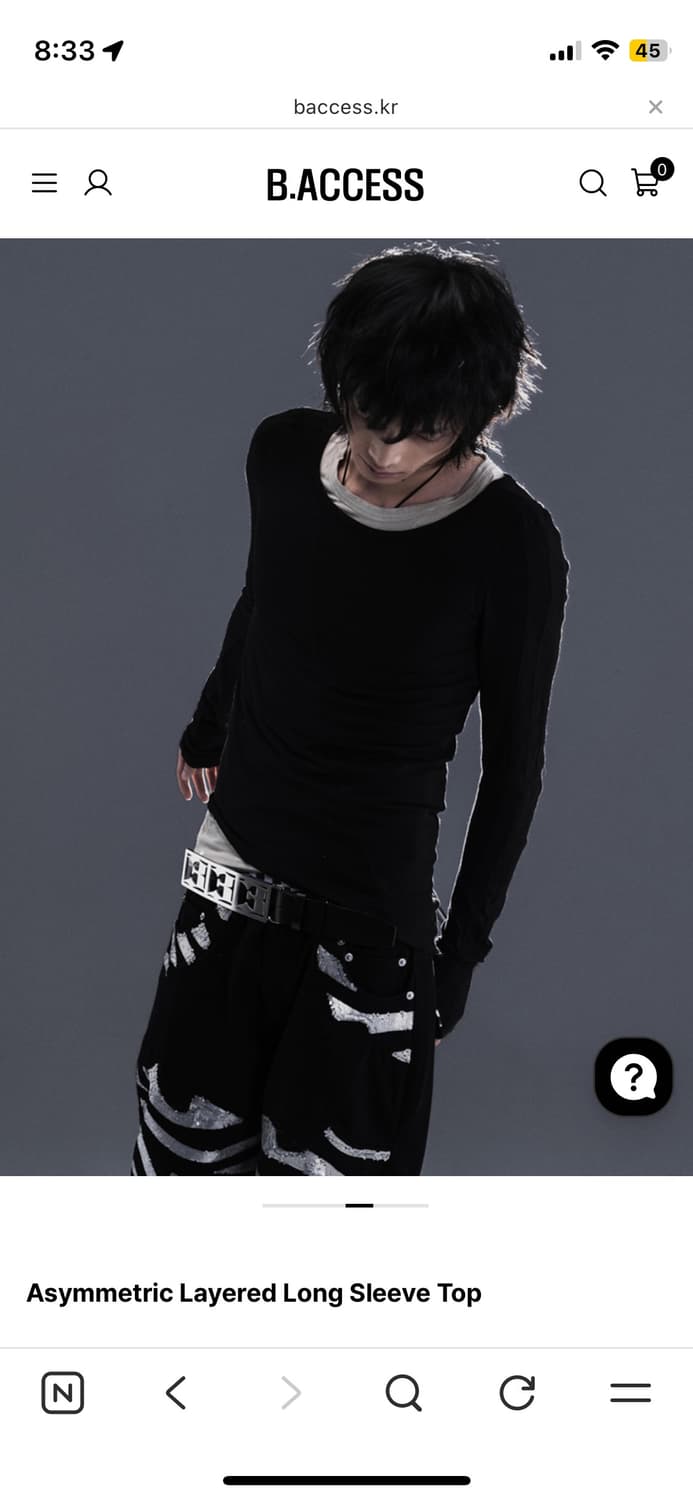 비엑세스 레이어드 롱슬리브 M size 상품이미지3