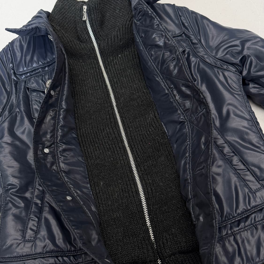 돌체앤가바나 니트도킹 하이넥 패딩 상품이미지8