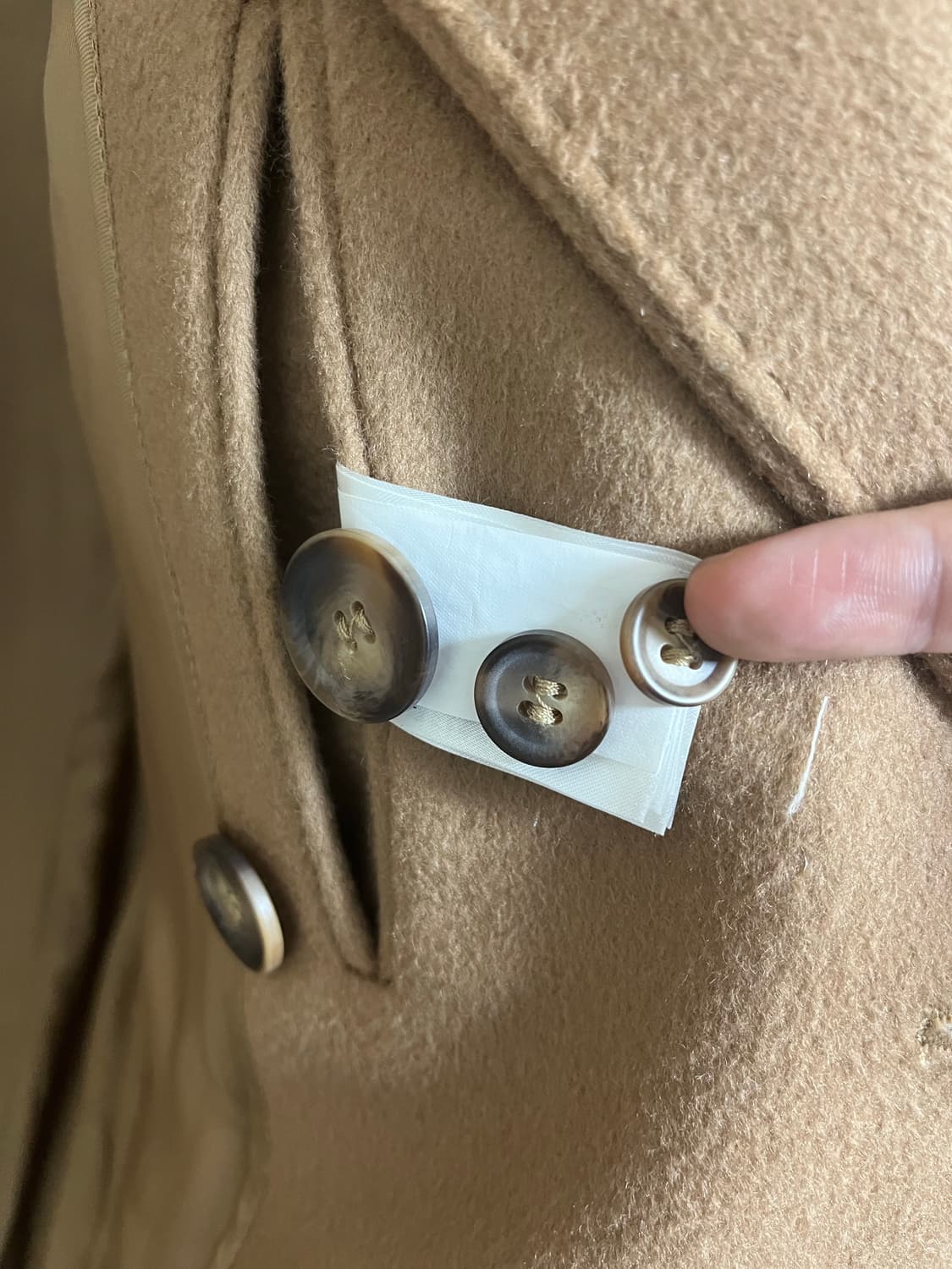 H&M x 마르지엘라 / 코트 / 카멜 / 사이즈 46 상품이미지10