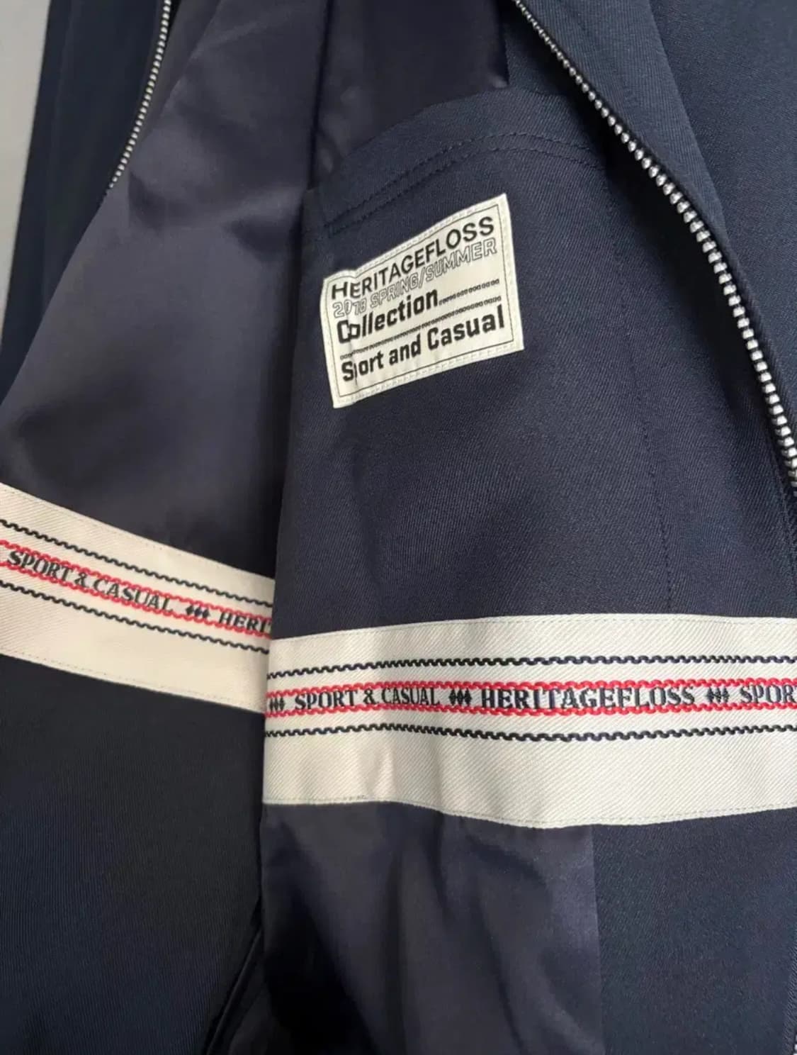 (L) 헤리티지플로스 18SS HFC 크레스트 블루종 네이비 상품이미지3