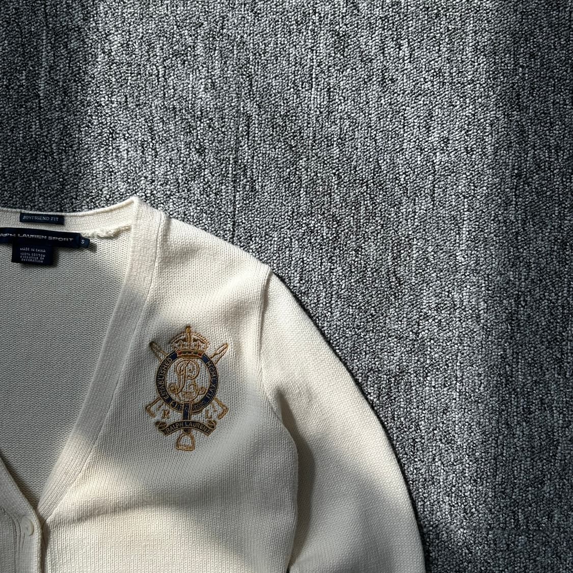 랄프로렌 스포츠 크레스트 빅로고 가디건 상품이미지3