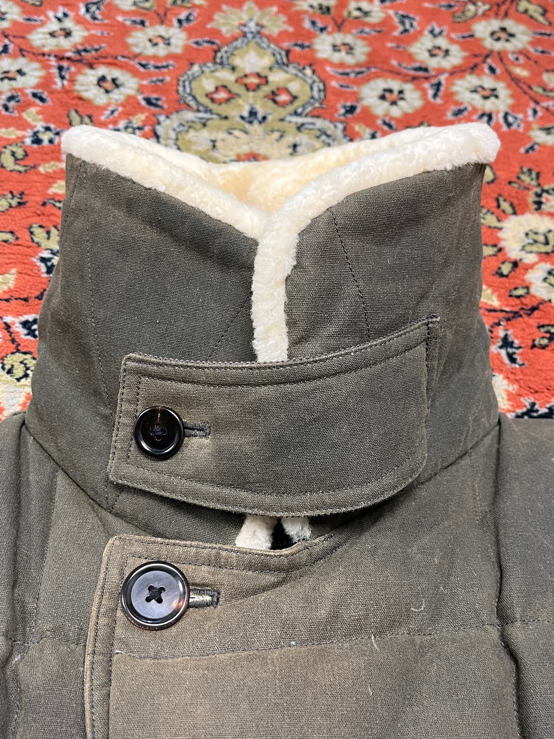 [M] 에스파이 왁스 코튼 덕다운 패딩 자켓 상품이미지3