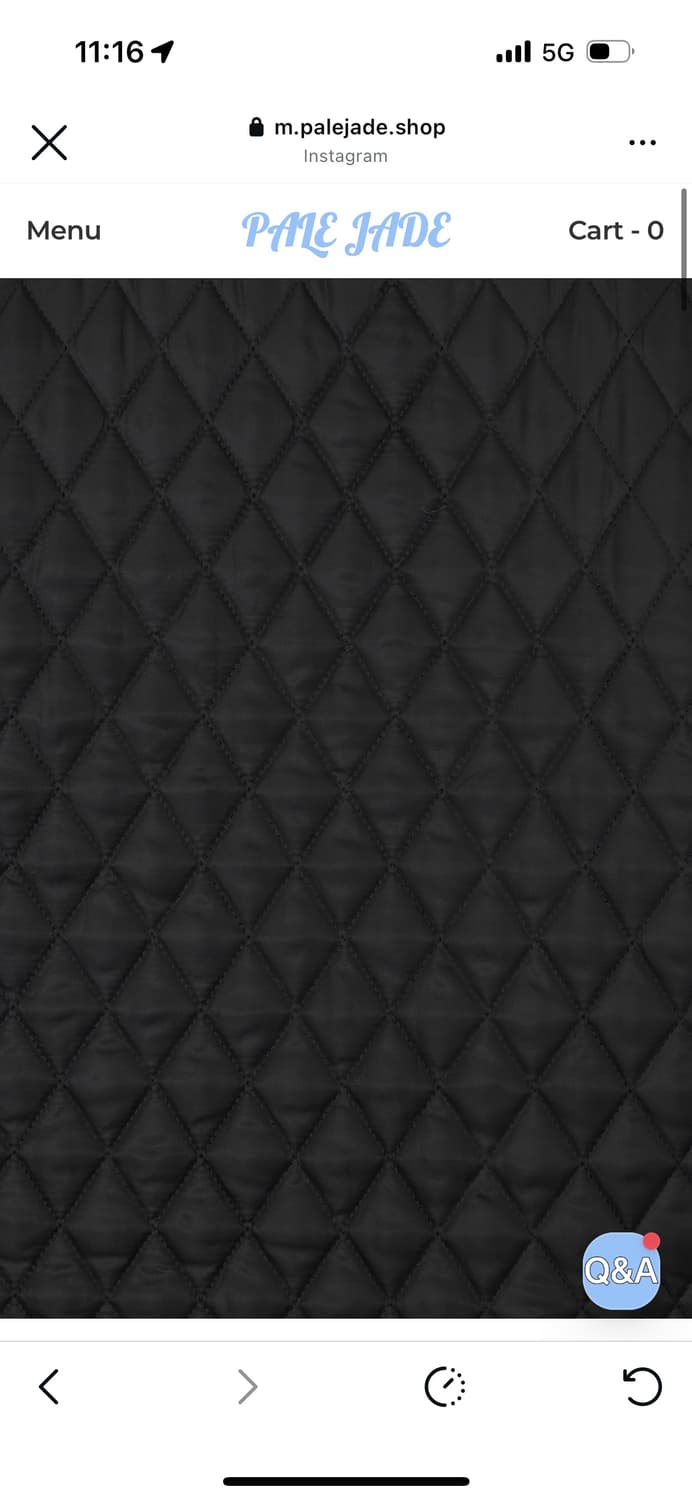 페일제이드 Leather Padded Jacket 블랙 상품이미지3