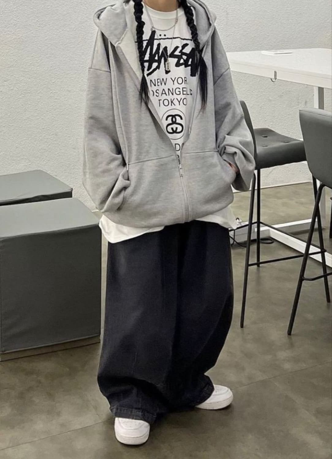 스투시 월드투어 롱슬리브 (( 새상품 )) 남녀공용 상품이미지5