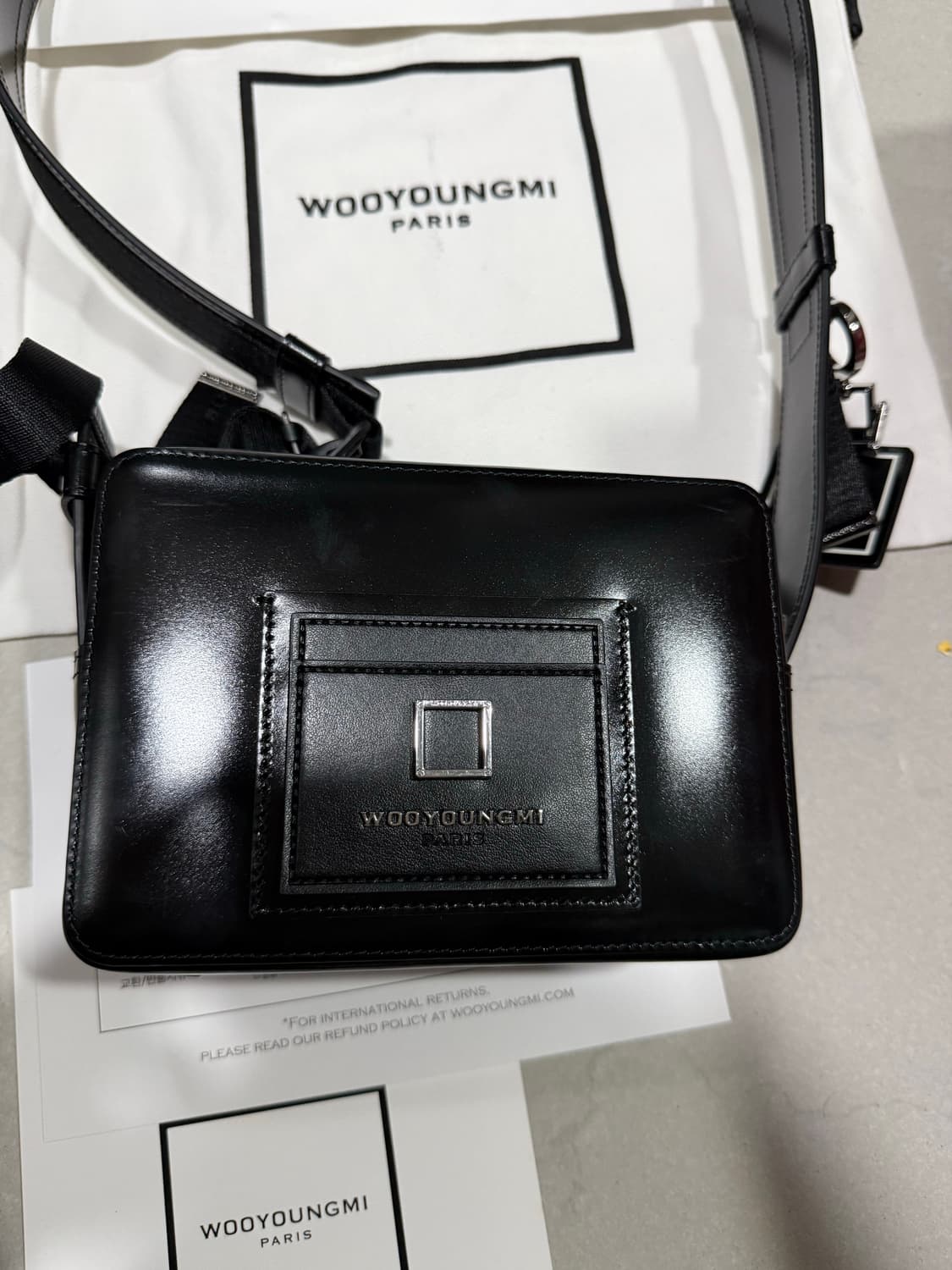 [당일출고,풀박스] 우영미 스퀘어 미니백 크로스백 상품이미지3